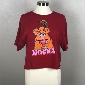 Disney Muppets Fozzie Bear Oversize Crop Top